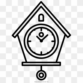 Old Clock Coloring Page - 1 Minute Timer Png, Transparent Png - old clock png