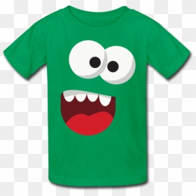 T-shirt, HD Png Download - monster face png