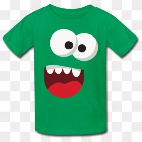 T-shirt, HD Png Download - monster face png