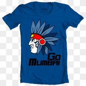 Mumbai Indians Fan Tee - T Shirt, HD Png Download - mumbai indians png