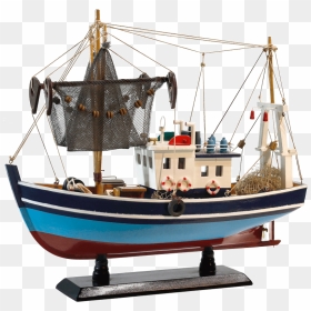 Mediterranean Sailboat Model Ornaments Small Wooden - Scultura Barca In Legno, HD Png Download - wood boat png
