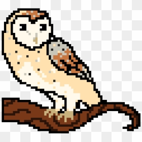 Pixel Barn Owl , Png Download - Barn Owl Pixel Art, Transparent Png - barn owl png