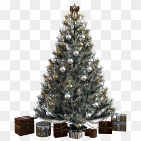 Christmas Tree Vintage Png, Transparent Png - farmhouse png