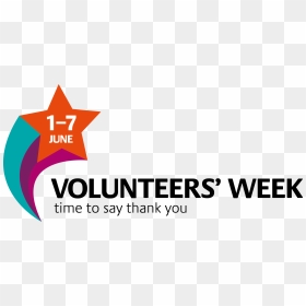 Download National Volunteer Week 2018 Uk Png Image - Volunteers Week Logo 2019, Transparent Png - week png