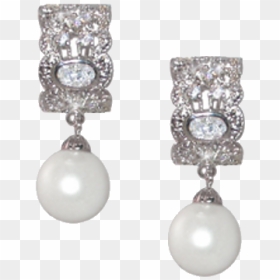 Earrings, HD Png Download - scalloped border png