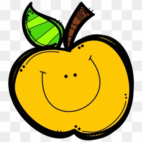 Cute Apple Clipart Black And White, HD Png Download - teacher apple png