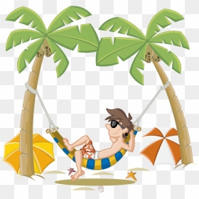 Download Summer Holiday Beach Cartoon Free Photo Png - Summer Holiday Clipart, Transparent Png - beach people png