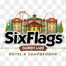 Hotel-xenia - Six Flags Darien Lake 2020, HD Png Download - six flags logo png