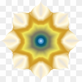Floral Lotus Shape Nebula - Circle, HD Png Download - nebula transparent png