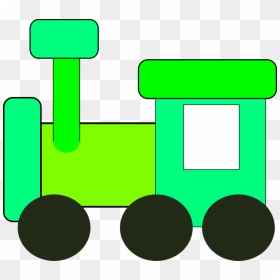 Green Train Svg Clip Arts - Green Train Clipart, HD Png Download - train clipart png