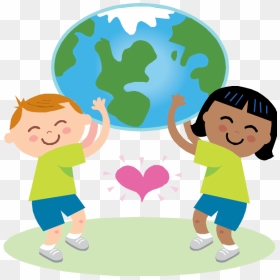 Earth Day Kids Clipart, HD Png Download - peace fingers png