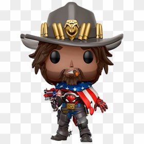 Funko Pop Overwatch Mccree, HD Png Download - mccree hat png