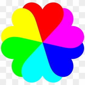 Spectrum Clip Art - Heart Color Wheel, HD Png Download - spectrum png