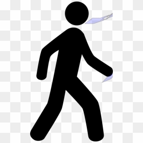 Computer Icons Walking Hiking Symbol - Stick Man Walking Png, Transparent Png - hike icon png