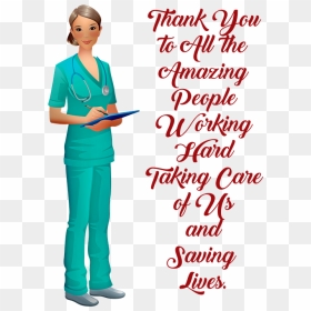 Thank You Nurses, HD Png Download - nurses png