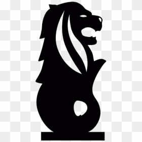 Merlion Park Lion Head Symbol Of Singapore - Merlion Singapore Logo Png, Transparent Png - lion icon png