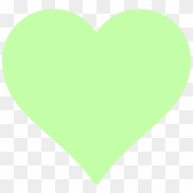 This Free Clip Arts Design Of Green Heart - Light Green Heart Png, Transparent Png - light green background png