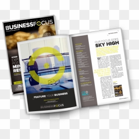 Business Focus Magazines - Flyer, HD Png Download - magazines png