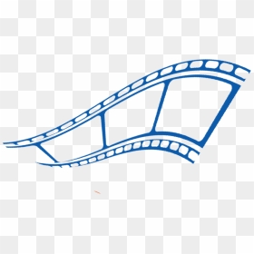 Video Icon, HD Png Download - color film strip png