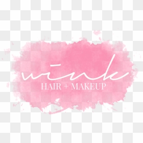 Hair And Makeup Png - Calligraphy, Transparent Png - pink hair png