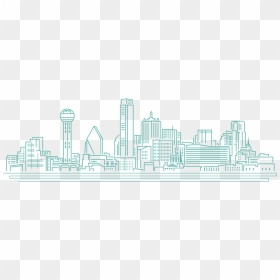 Dallas - Commercial Building, HD Png Download - dallas skyline png
