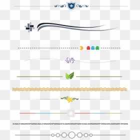 Thumb Image - Line Color Border Clipart, HD Png Download - stylish line png
