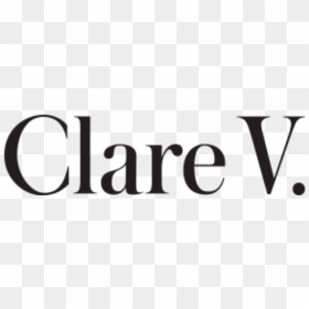 , A Line Of Stylish And Functional Handbags And Accessories - Clare V Logo, HD Png Download - stylish line png