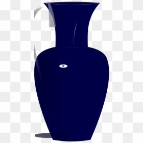 Blue Glass Vase Png Icons - Vase, Transparent Png - glass pane png