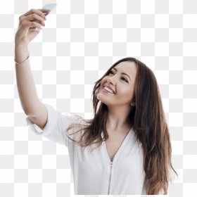 Selfie Girl Png, Transparent Png - indian girl png image
