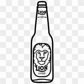 Beer Bottle, HD Png Download - lion icon png