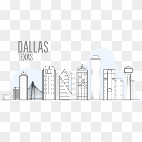 Skyline, HD Png Download - dallas skyline png