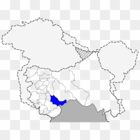 District Doda Map Of J&k, HD Png Download - bhagva zenda png