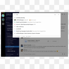 Search Direct Messages Slack, HD Png Download - whatsapp chat bubble png