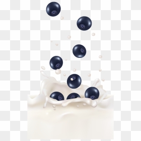 Frutas Cayendo, HD Png Download - milk drop png
