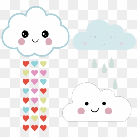 Cute Cloud Clipart Png, Transparent Png - cute clouds clipart png