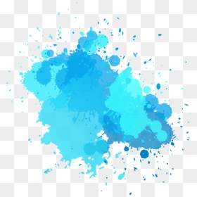 Png Splash Image - Background Blue Watercolor Png, Transparent Png - splashes png