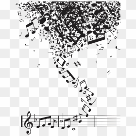 Musical Note Notation Music - Collage Of Music Notes, HD Png Download - music notation png
