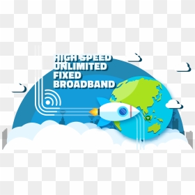 Internet Clipart Broadband, HD Png Download - high speed internet png