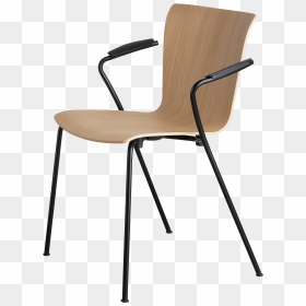 The Vico Duo Is A Stylish Veneer Stacking Chair By - Fritz Hansen Vico Duo, HD Png Download - stylish line png