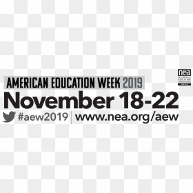American Education Week 2019 Banner, HD Png Download - week png