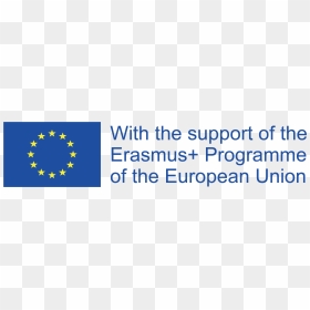 With The Support Of The Erasmus Programme Of The European - Co Funded By Erasmus, HD Png Download - text png image