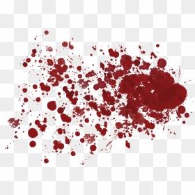 Blood Spray Png - Blood Splatter Transparent Vector, Png Download - blood drop cartoon png