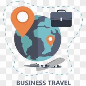 Business Travel Png - Clipart Cute Earth Png, Transparent Png - travel png images