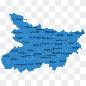 Bihar Districts - Svg - Bihar Assembly Election, HD Png Download - kani konna png
