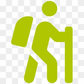 Icon - Hiking, HD Png Download - hike icon png