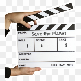 Movie Clapper Ecoclips - Film, HD Png Download - clap board png