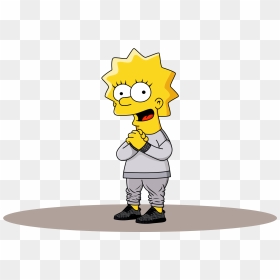 Lisa Simpson Supreme Png, Transparent Png - lisa simpson png