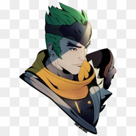 Angry Moth Noises - Young Genji Shimada Transparent, HD Png Download - genji head png