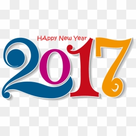 Happy New Year 2017 Png Logo, Transparent Png - happy new year 2017 png logo