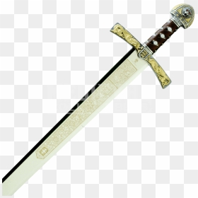Gold And Silver King Richard The Lionheart Sword By - Gold And Silver Sword, HD Png Download - sward png
